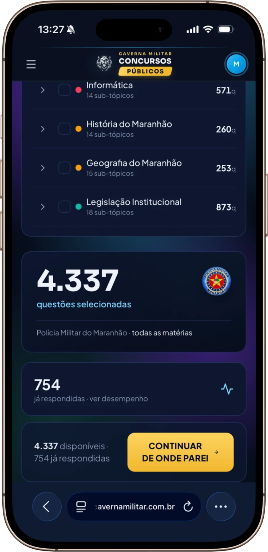 Banco de questões